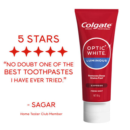 Colgate Optic White Express White Toothpaste With Hydrogen Peroxide 85g