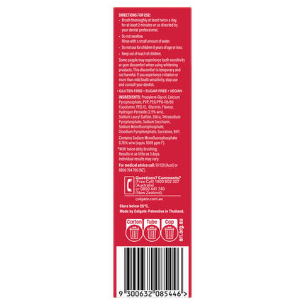 Colgate Optic White Express White Toothpaste With Hydrogen Peroxide 85g