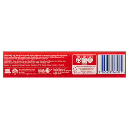 Colgate Triple Action Cavity Protection Fluoride Original Mint Toothpaste 110g