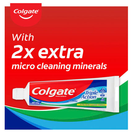 Colgate Triple Action Cavity Protection Fluoride Original Mint Toothpaste 110g