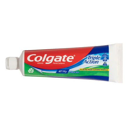 Colgate Triple Action Cavity Protection Fluoride Original Mint Toothpaste 110g