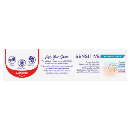 Colgate Toothpaste Sens Advanced Clean 110G