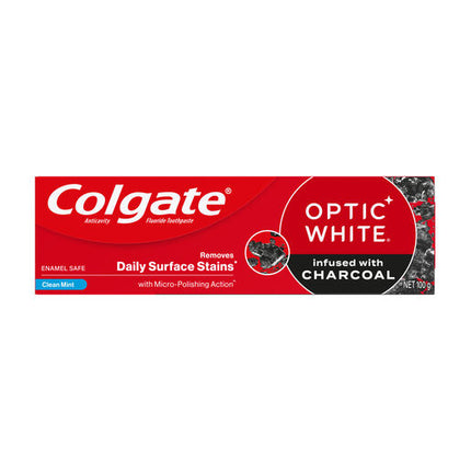Colgate Optic White Charcoal Toothpaste 100g