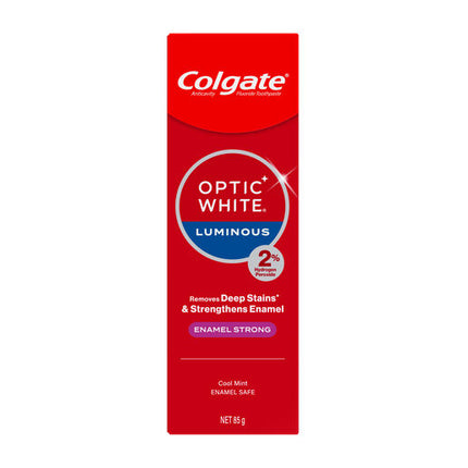 Colgate Optic White Luminous Enamel Strong Teeth Whitening Toothpaste 85g