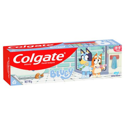 Colgate Kids Bluey Toothpaste 2-5 Years Mild Mint 90g