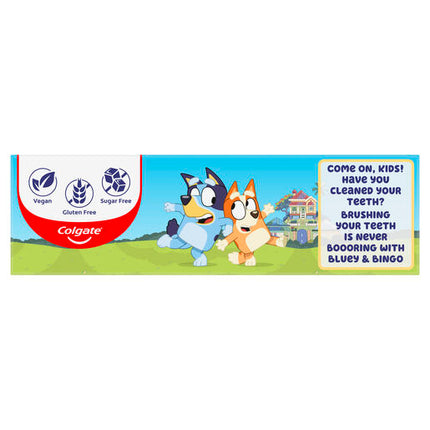 Colgate Kids Bluey Toothpaste 2-5 Years Mild Mint 90g