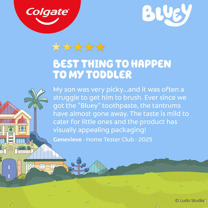 Colgate Kids Bluey Toothpaste 2-5 Years Mild Mint 90g