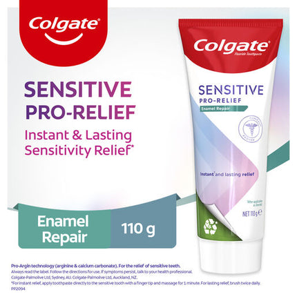 Colgate Sensitive Pro-Relief Enamel Repair Sensitive Teeth Pain Toothpaste 110g
