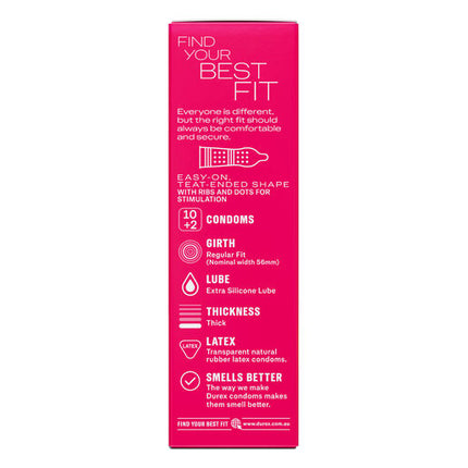 Durex Pleasure Me Condoms 10 pack