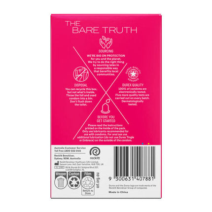 Durex Pleasure Me Condoms 30 Pack