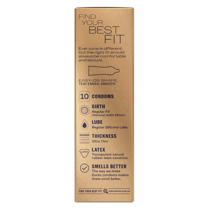 Durex Fetherlite Ultra Thin Condoms 10 Pack
