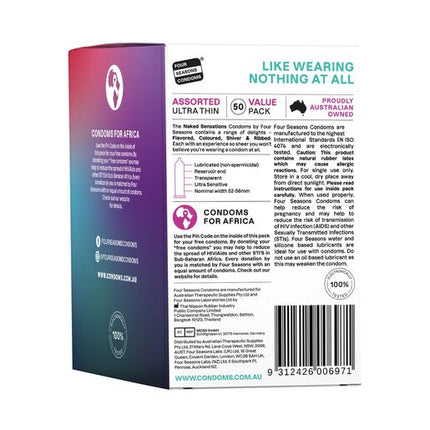 Four Seasons Condoms Sensations 50pk