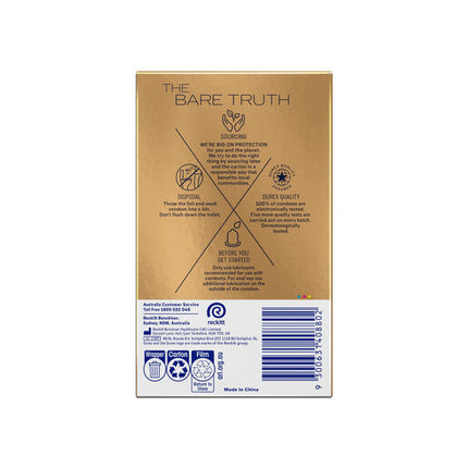 Durex Invisible Condoms Regular Fit, Pack of 20