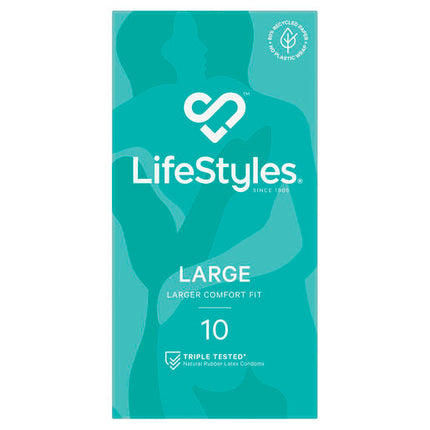 Lifestyles Large Condoms 10 Pack