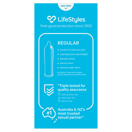 Lifestyles Regular Condoms 20 Pack