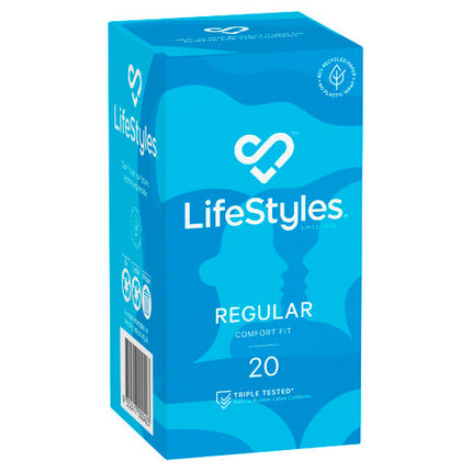 Lifestyles Regular Condoms 20 Pack