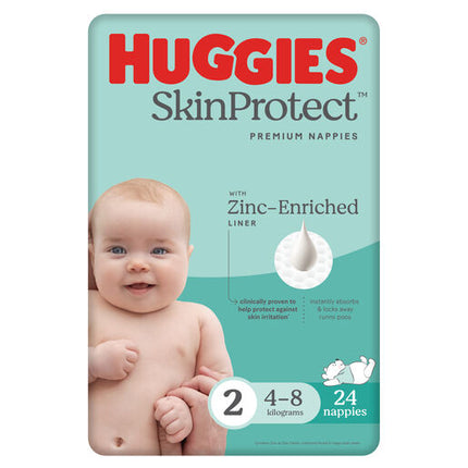 Huggies Infant Nappies Size 2 (4-8kg) 24 Pack
