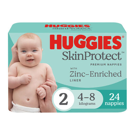 Huggies Infant Nappies Size 2 (4-8kg) 24 Pack