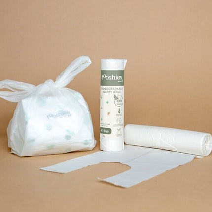Tooshies ECO BABY Biodegradable Nappy Bags 40Pk