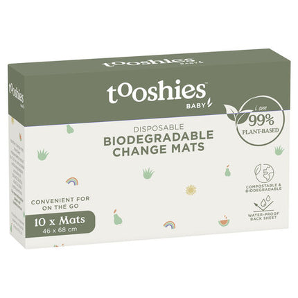 Tooshies Biodegradable Change Mats 10 Pack