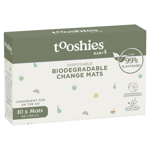 Tooshies Biodegradable Change Mats 10 Pack