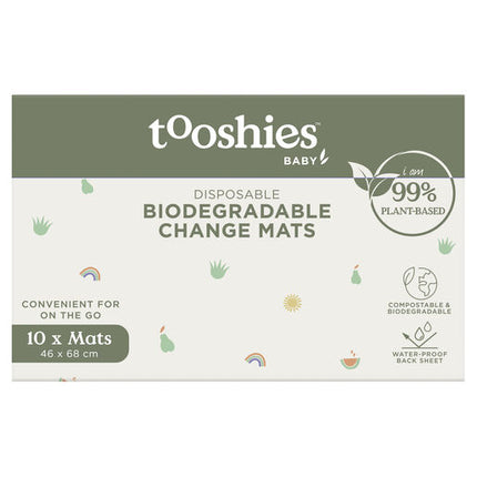 Tooshies Biodegradable Change Mats 10 Pack