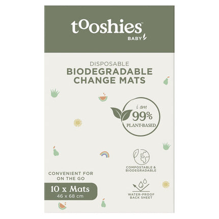 Tooshies Biodegradable Change Mats 10 Pack