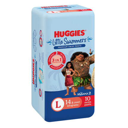Huggies Little Swimmers Swim Nappies Large 10 Pack