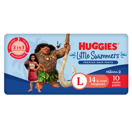 Huggies Little Swimmers Swim Nappies Large 10 Pack
