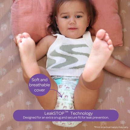 Babylove Cosifit Nappies Size 4 Toddler 9-14Kg Unisex Disposable Nappy 18 Pack