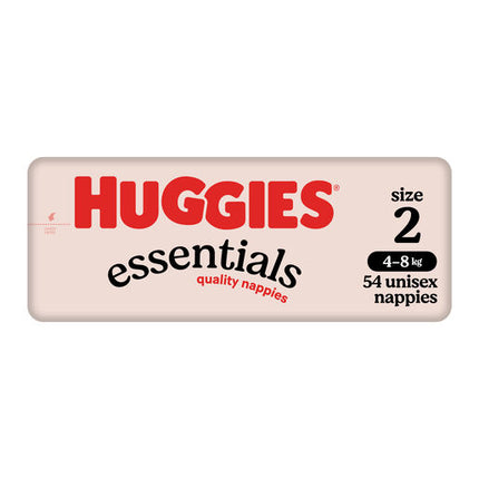 Huggies Essentials Nappies Size 2 (4-8kg) 54 Pack