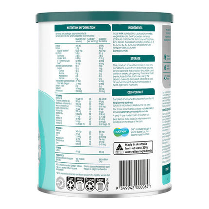 Oli6 Stage 3 Dairy Goat Milk Toddler Formula 800g