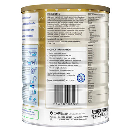 Alula Gold Stage 2 Follow-on Premium Follow-on Formula 6-12 months 900g
