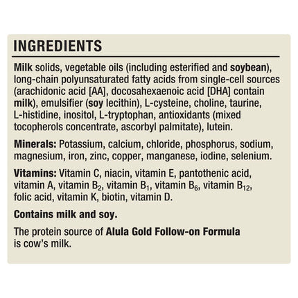 Alula Gold Stage 2 Follow-on Premium Follow-on Formula 6-12 months 900g