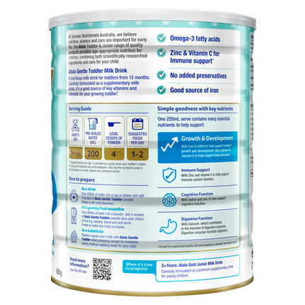 Alula Gentle Stage 3 Toddler Nutritious Milk Drink from 1 Year+ 900g