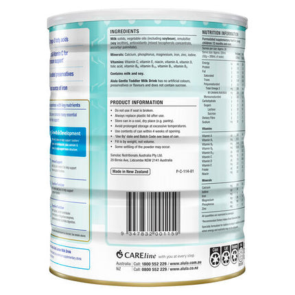 Alula Gentle Stage 3 Toddler Nutritious Milk Drink from 1 Year+ 900g