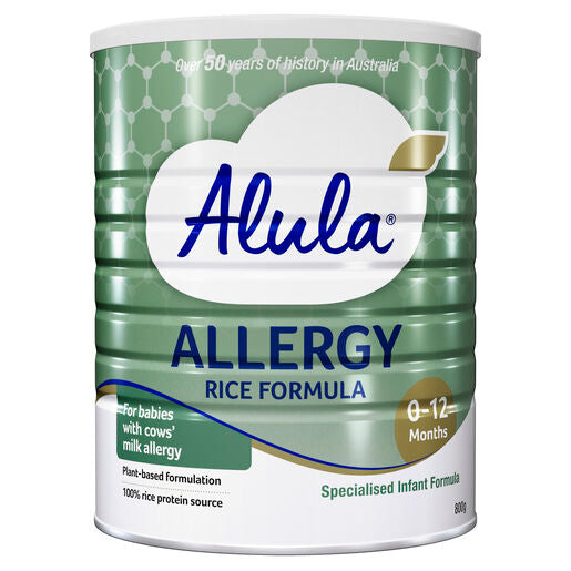 Alula Gold Allergy Infant Formula 0-12 Months Rice 800g