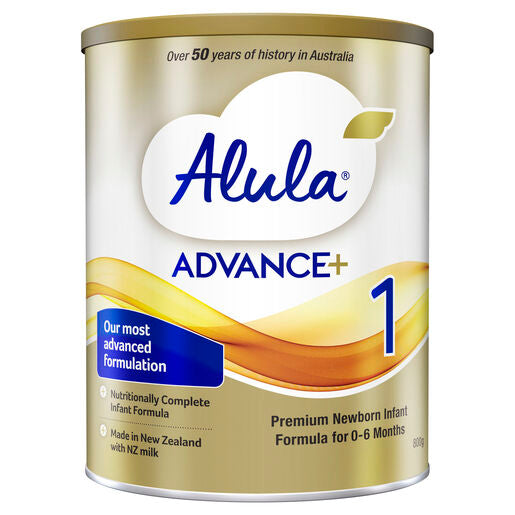 Alula Advance+ Stage 1 Premium Newborn Infant Formula for 0-6 Months 800g