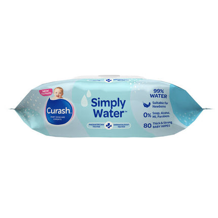 Curash Water Wipes 80 Pack