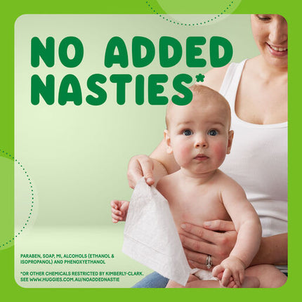 Huggies Baby Wipes Cucumber & Aloe Wipes 80 Pack