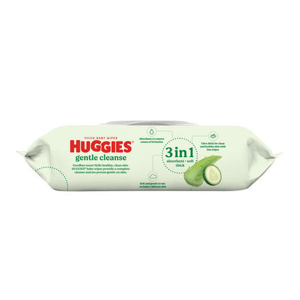 Huggies Baby Wipes Cucumber & Aloe Wipes 80 Pack