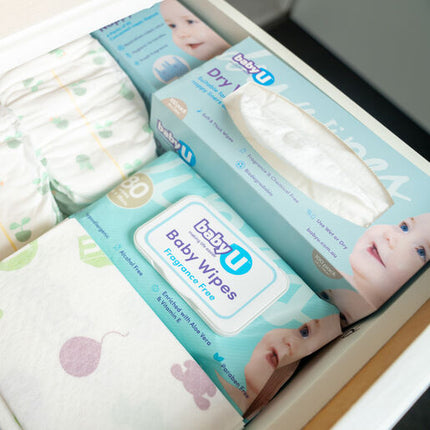 Baby U Dry Wipes 100 Pack