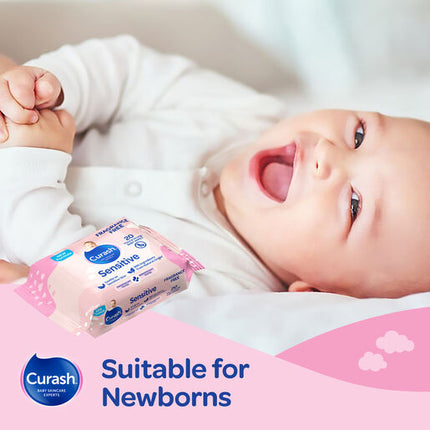 Curash Wipes Fragrance Free 20 Pack
