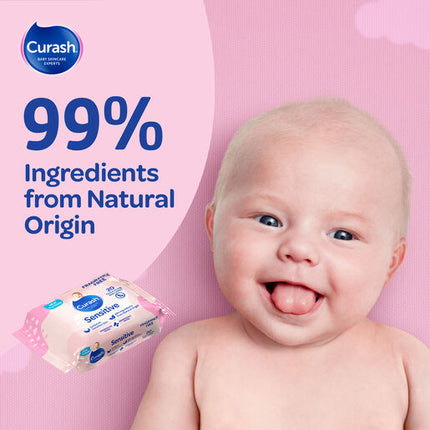 Curash Wipes Fragrance Free 20 Pack