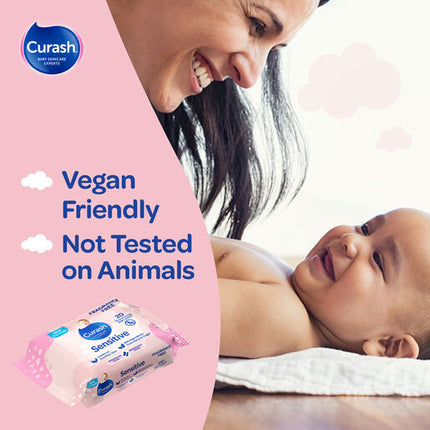 Curash Wipes Fragrance Free 20 Pack