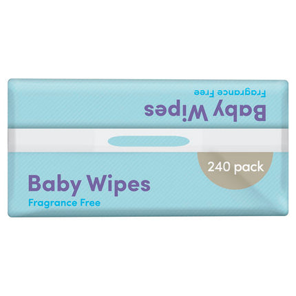 Baby U Baby Wipes Fragrance Free 240 Pack