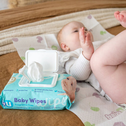 Baby U Baby Wipes Fragrance Free 240 Pack