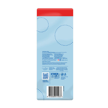 Huggies Thick Baby Wipes Coconut Oil 3 x 80 Pack