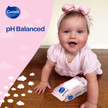 Curash Wipes Fragrance Free 3X80 Pack