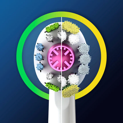Oral B 3D White 3 Pack Replacement Electric Toothbrush Head